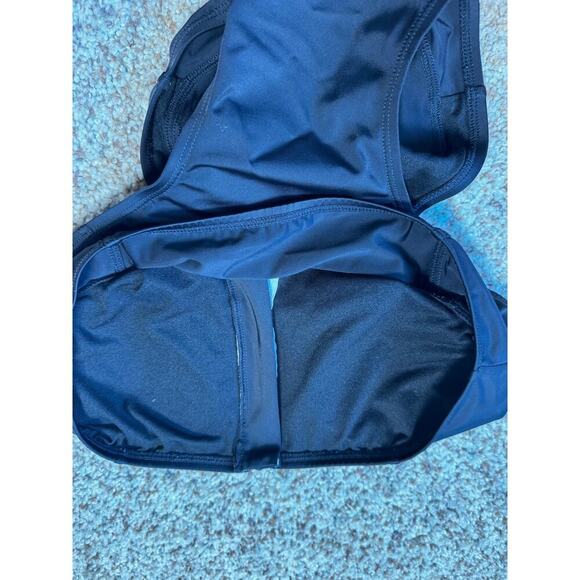 BILLABONG Halter top, zip up, Women's Bikini top, size Small, Black - Picture 4 of 6